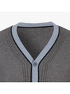 Drew Men s Jacquard Cardigan DM47KC32 GREY - DRUH GOLF - BALAAN 3