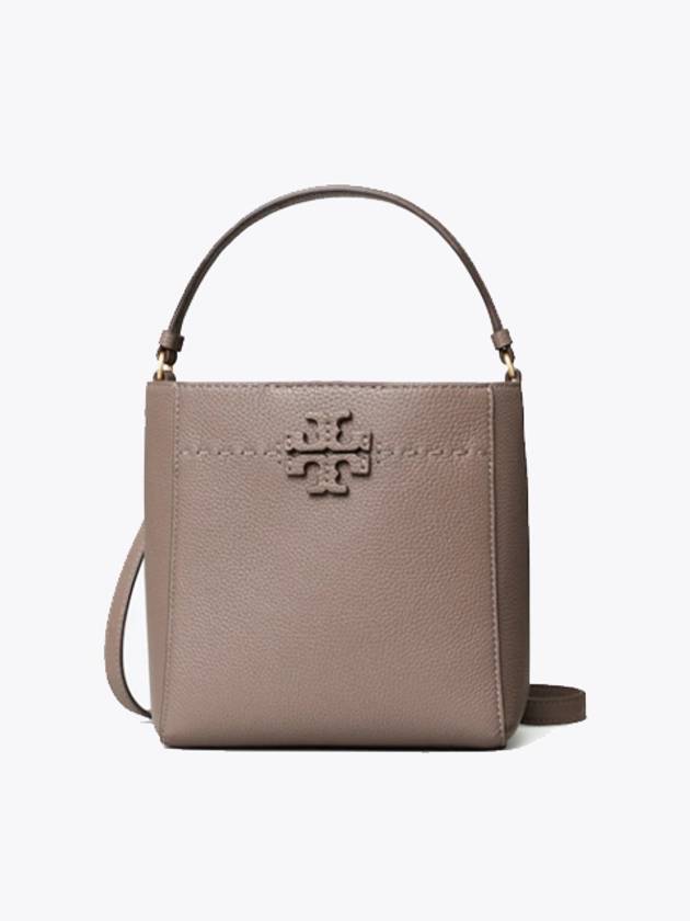 McGraw Small Tote Bag Brown - TORY BURCH - BALAAN 2