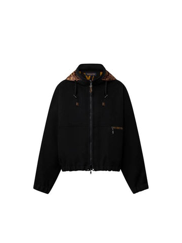 Monogram Accent Double Face Parka Black - LOUIS VUITTON - BALAAN 1