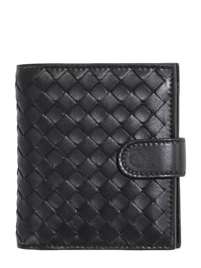 Intrecciato Nappa Half Wallet Black - BOTTEGA VENETA - BALAAN 2