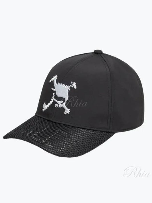 24 Skull Brim Logo Cap 0 FOS901705 Blackout - OAKLEY - BALAAN 1