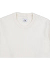 Men's Lens Detail Crew Neck Knit Top White - CP COMPANY - BALAAN 4