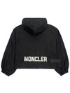 Vernois Logo Hooded Jacket Black - MONCLER - BALAAN 4