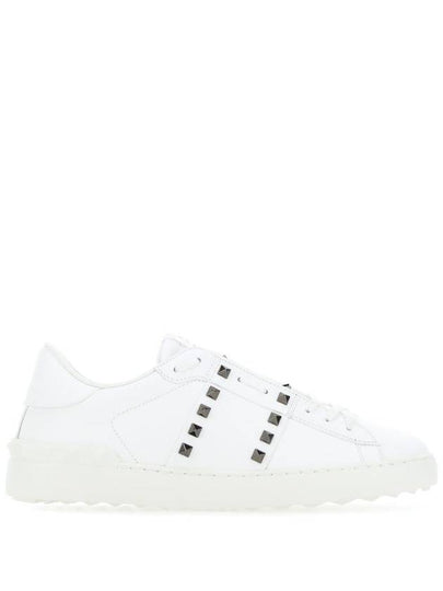 Rockstud Low Top Sneakers White - VALENTINO - BALAAN 2