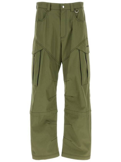 Cargo straight pants army green - OFF WHITE - BALAAN 2