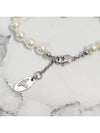 Mini Bas Relief Pearl Bracelet Silver - VIVIENNE WESTWOOD - BALAAN 10