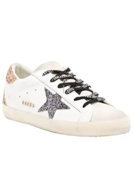 Super-Star Glittered Sneakers White - GOLDEN GOOSE - BALAAN 2