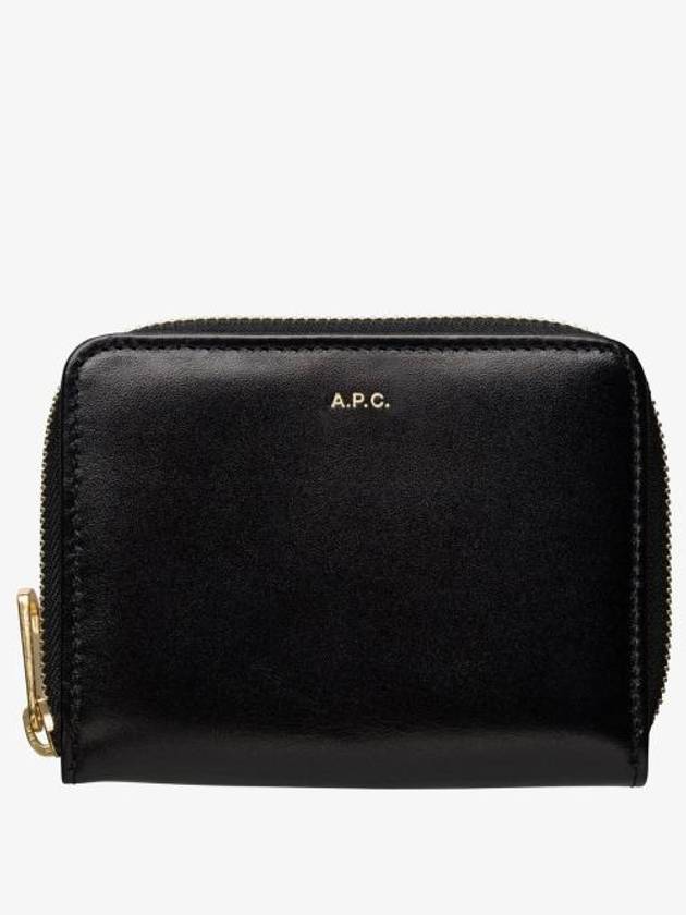 Emmanuelle Bi-Fold Half Wallet Black - A.P.C. - BALAAN 2