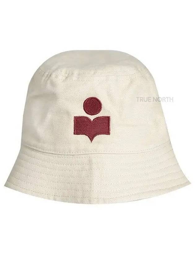 Haley Embroidered Logo Bucket Hat Ecru - ISABEL MARANT - BALAAN 2