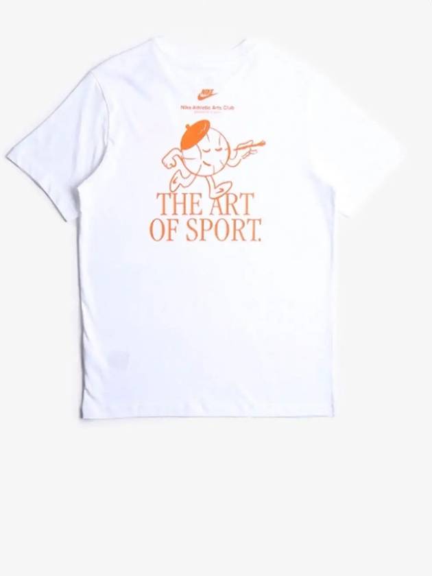 Sportswear Art Is Sport Short Sleeve T-Shirt White - NIKE - BALAAN 3