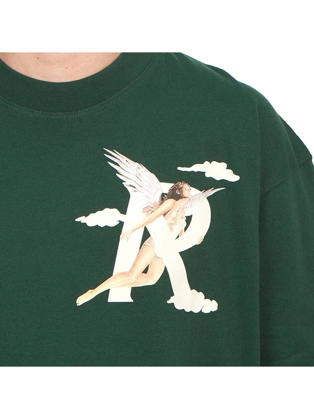 Storms In Heaven Short Sleeve T-Shirt Racing Green - REPRESENT - BALAAN 9