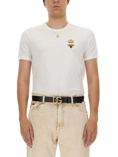 Embroidered T-Shirt G8PV1Z G7WUQW0800 B0011010166 - DOLCE&GABBANA - BALAAN 2