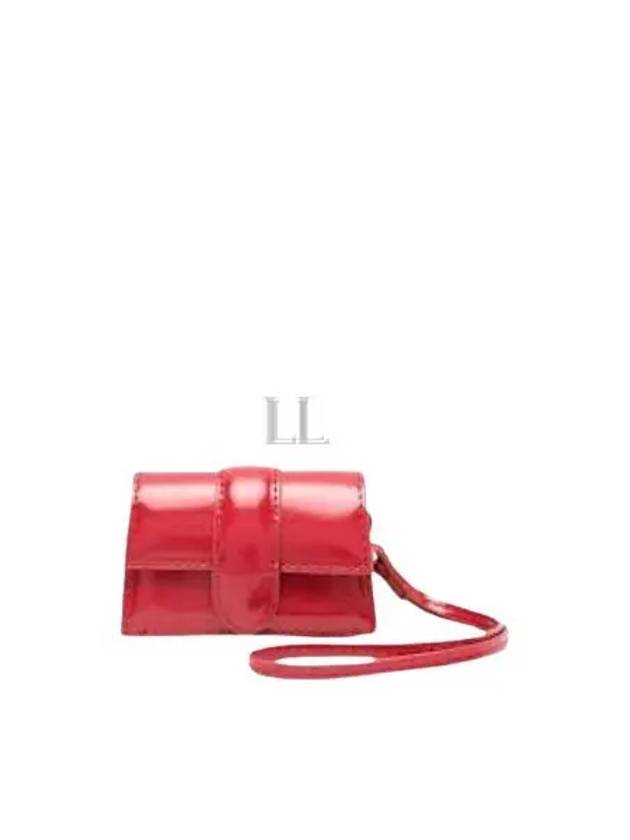 Le Porte Bambino Mini Flap Airpods Case Red - JACQUEMUS - BALAAN 2