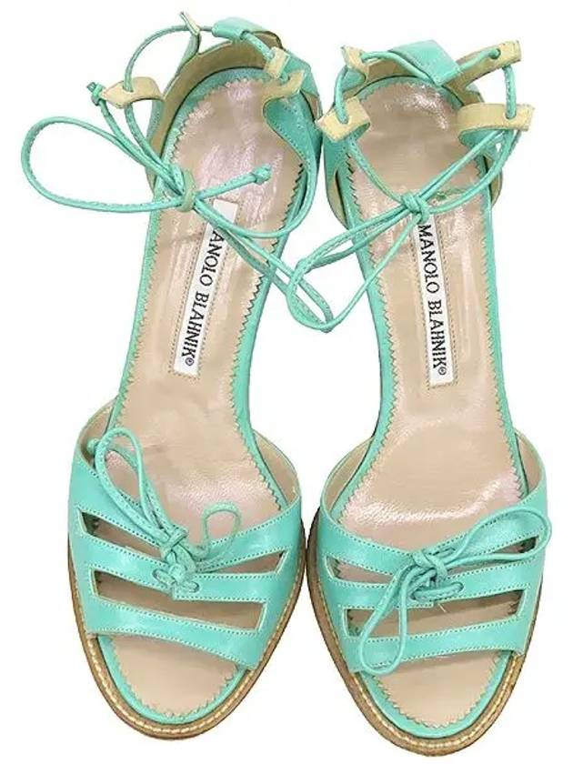 Smith Market Mint Sandals Women s Shoes - MANOLO BLAHNIK - BALAAN 4