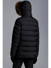 Cluny Cluny hood fur padding black - MONCLER - BALAAN.