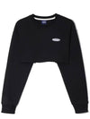 Underboob Sweatshirt Black - TAILOR STUDIO - BALAAN 4