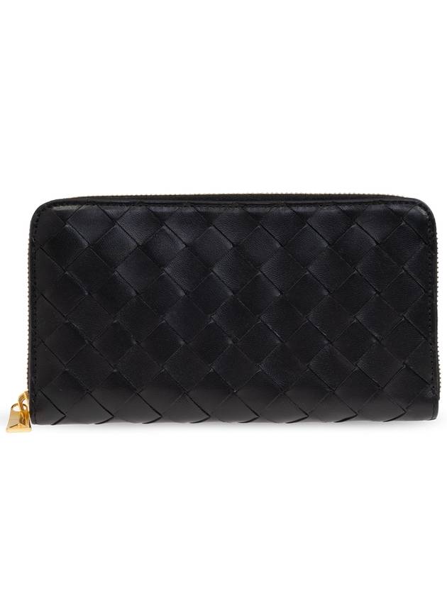 Bottega Veneta Leather Wallet, Women's, Black - BOTTEGA VENETA - BALAAN 1