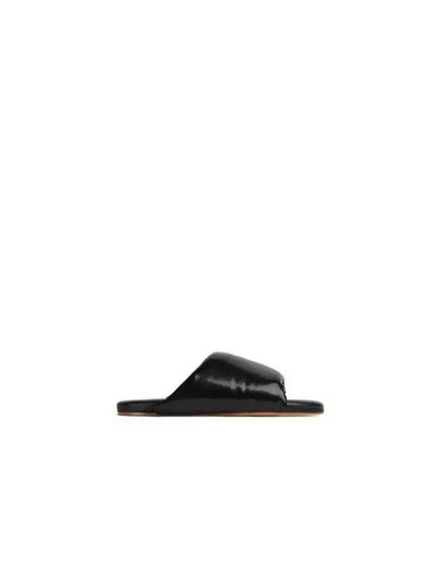 Padded Lambskin Slippers Black - BOTTEGA VENETA - BALAAN 2