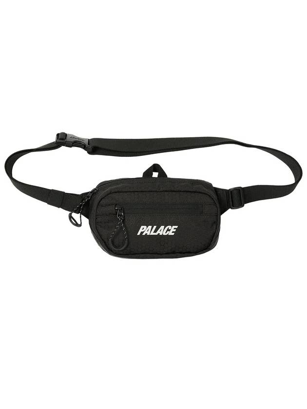 Cordura Eco Hex Ripstop Mini Waist Bag Black - PALACE - BALAAN 3