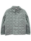 Cannage Technical Fabric Overshirt Jacket Grey - DIOR - BALAAN 2