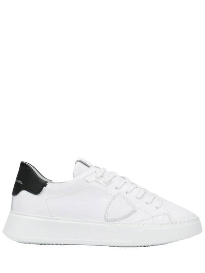 Men's Temple Tennis Black Tab Low Top Sneakers White - PHILIPPE MODEL - BALAAN 2