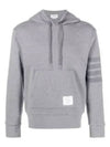 4 Bar Stripe Hoodie Grey - THOM BROWNE - BALAAN 2