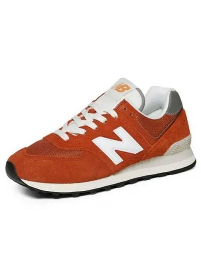 574 Low Top Sneakers Orange Burst - NEW BALANCE - BALAAN 2