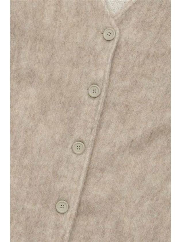 Mid Line Mohair V-Neck Cardigan Antique White - OUR LEGACY - BALAAN 7