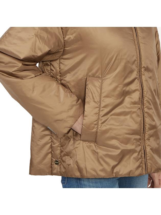 Matisse Padded Zip-Up Jacket Brown - MAX MARA - BALAAN 11