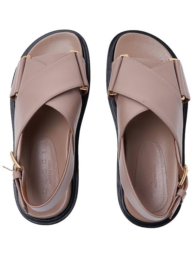 Fussbett Sandals Dessert Beige - MARNI - BALAAN.