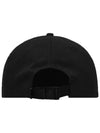 Logo Patch Ball Cap Black - STONE ISLAND - BALAAN 5