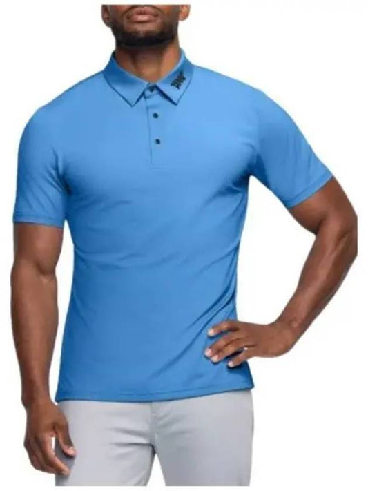 24 Athletic Fit BP Signature Polo BLUE MF23ATP1 01A Men s - PXG - BALAAN 1