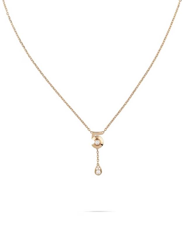 Extrait De N°5 Diamond Pendant Necklace Gold - CHANEL - BALAAN 2