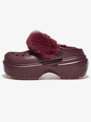 Stomp lined clogs DARK CHERRY - CROCS - BALAAN 1