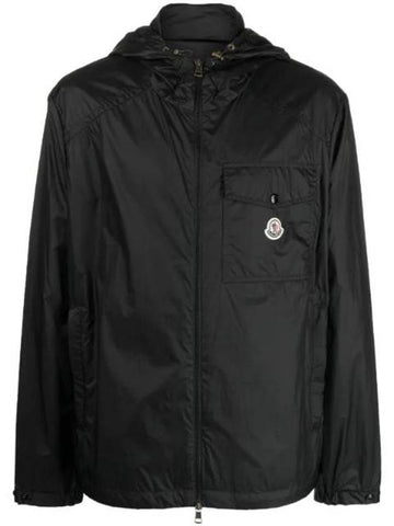 Men's Samakar Zip Up Hoodie Black - MONCLER - BALAAN 1