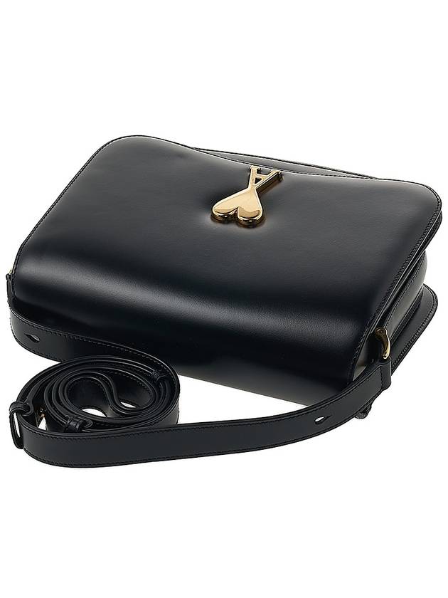 Heart Logo Shoulder Bag Black - AMI - BALAAN 5