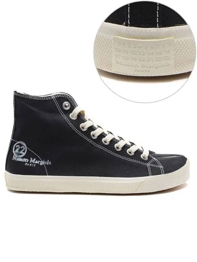 Tabi High Top Sneakers Black - MAISON MARGIELA - BALAAN 2