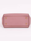 Grainy pink two strap shoulder bag - BURBERRY - BALAAN 7