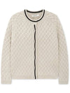 Women s Barbiera Ivory Cardigan 29346073600 008 - MAX MARA - BALAAN 4