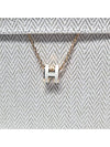 Mini Pop H Pendant Rose Gold & Blanc - HERMES - BALAAN 4