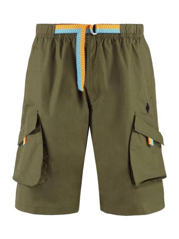 Short Pants CMCS001S23FAB001 5610 GREEN - MARCELO BURLON - BALAAN 1