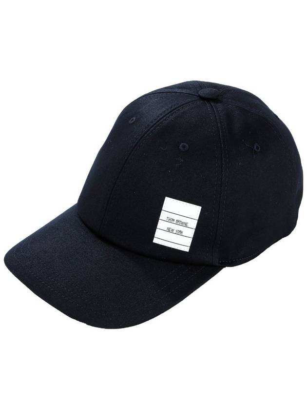 Classic Logo Patch Ball Cap Navy - THOM BROWNE - BALAAN 2