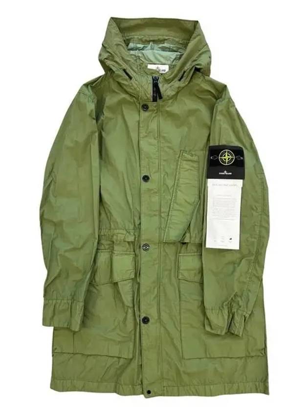 Naslan Light Watro Garment Dyed Parka Green - STONE ISLAND - BALAAN 8