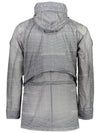 Men's Wappen Reflective Grid Lamy Windbreaker Grey - STONE ISLAND - BALAAN 4