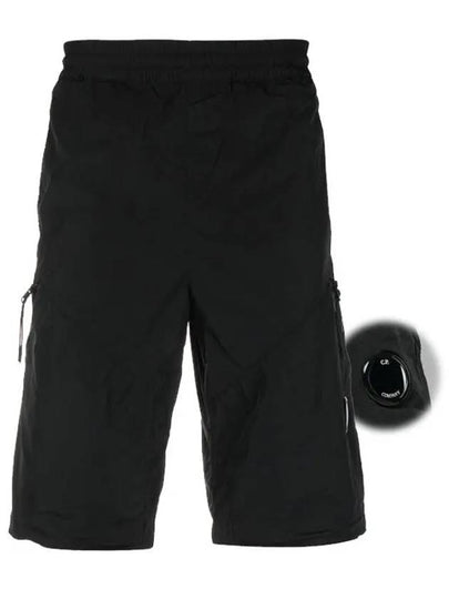 Chrome R Multi-Pocket Bermuda Shorts Black - CP COMPANY - BALAAN 2