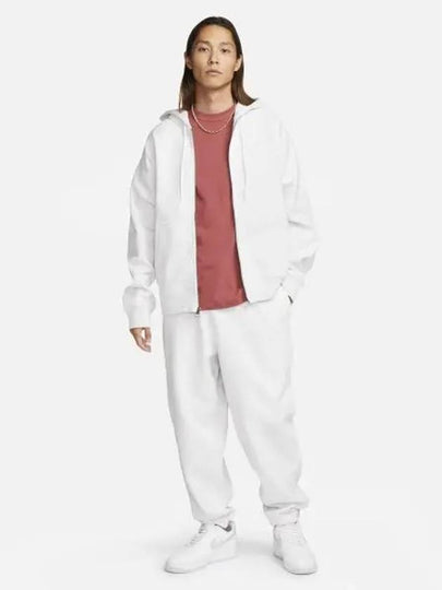 NRG Solo Swoosh Zip Up Hoodie White - NIKE - BALAAN 2