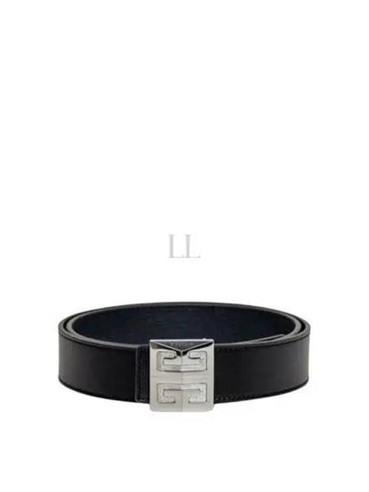 Men's 4G Logo Grain Leather Reversible Belt Black - GIVENCHY - BALAAN 2