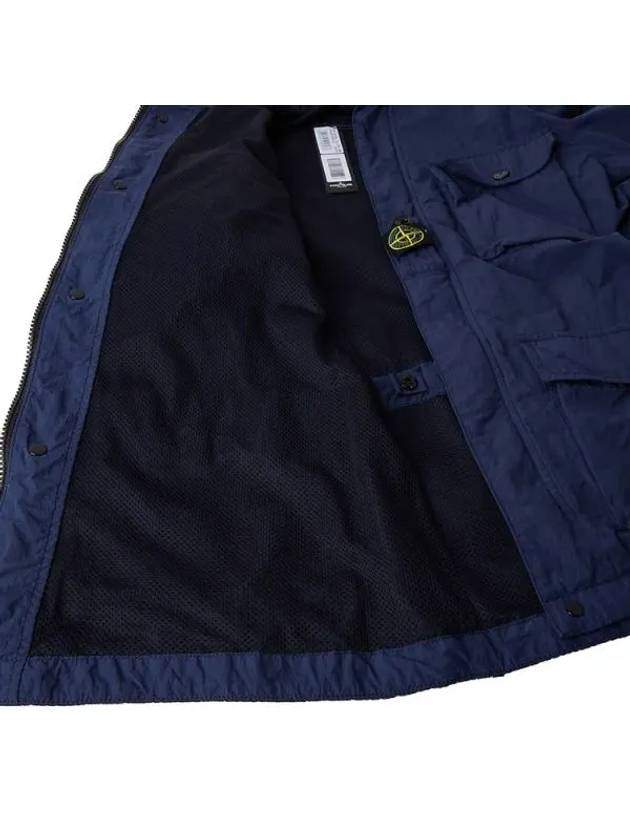 Wapen Patch Field Avio Blue Kids Jacket 741640430 V0028 - STONE ISLAND - BALAAN 4