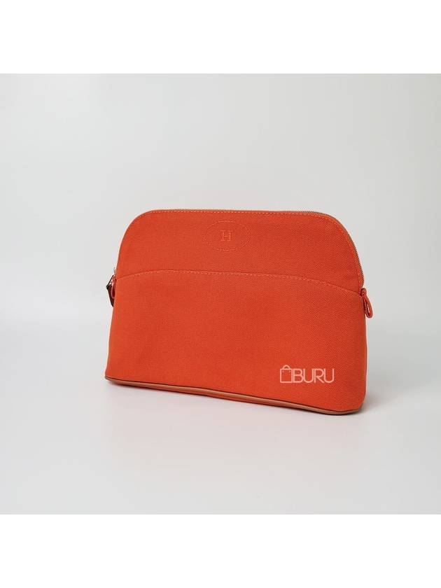 Logo Bolide Medium Pouch Bag Orange - HERMES - BALAAN 2