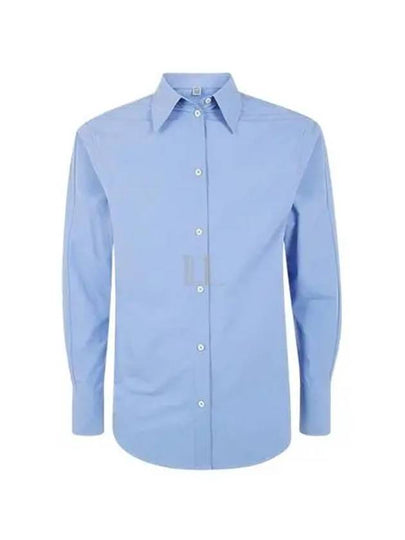 Signature Cotton Shirt Blue 232708254404 - TOTEME - BALAAN 2